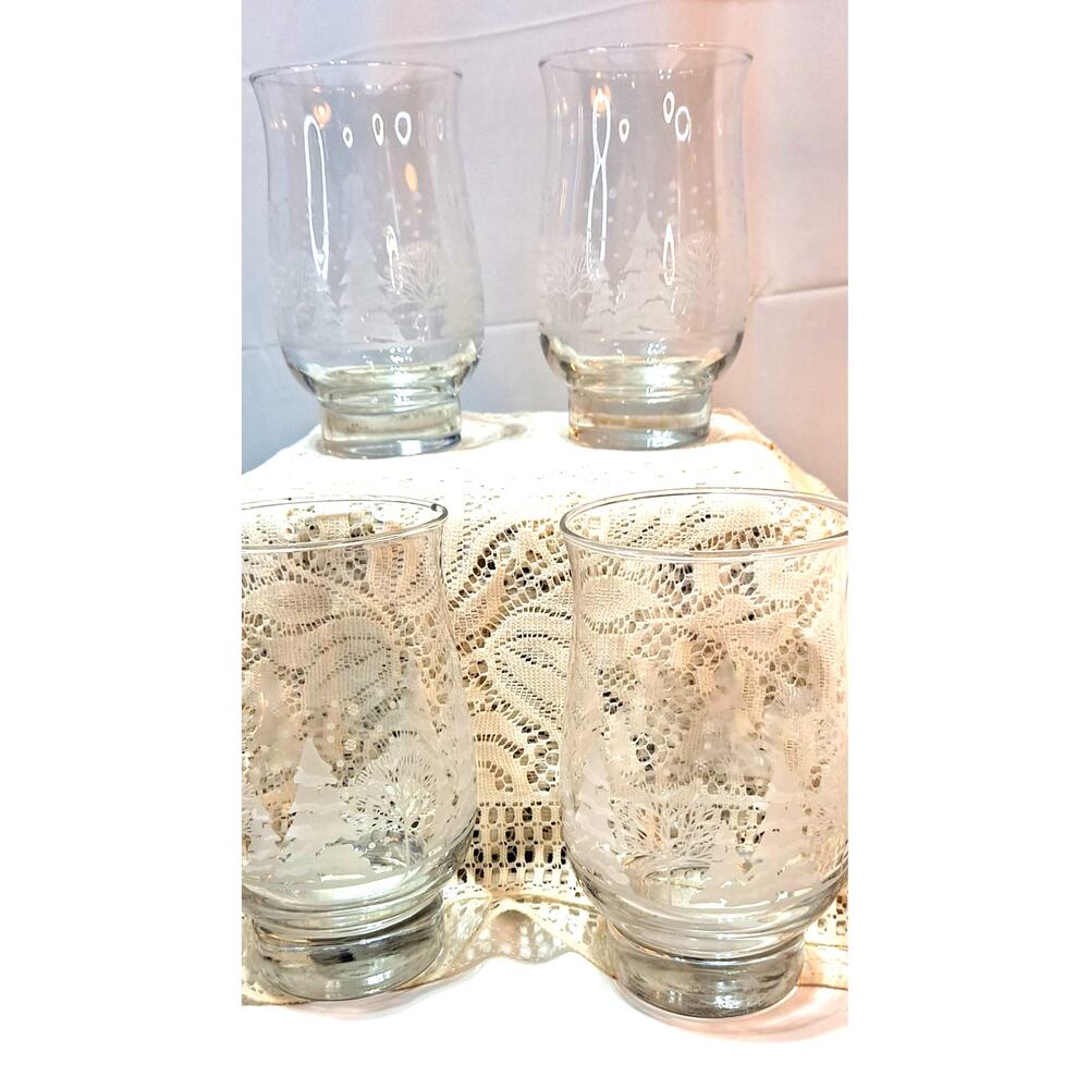 Be Prepared For The Holidays With Classy Winter Etched Glases
